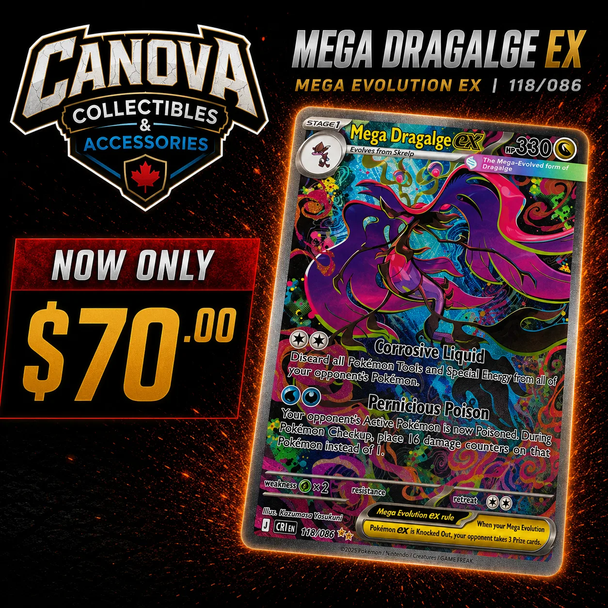 Mega Dragalge Ex - CRI 118/086